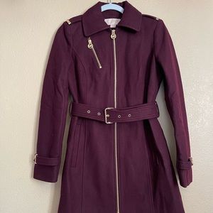 Women’s MICHAEL MICHAEL KORS Wool Blend Belted Coat size 0